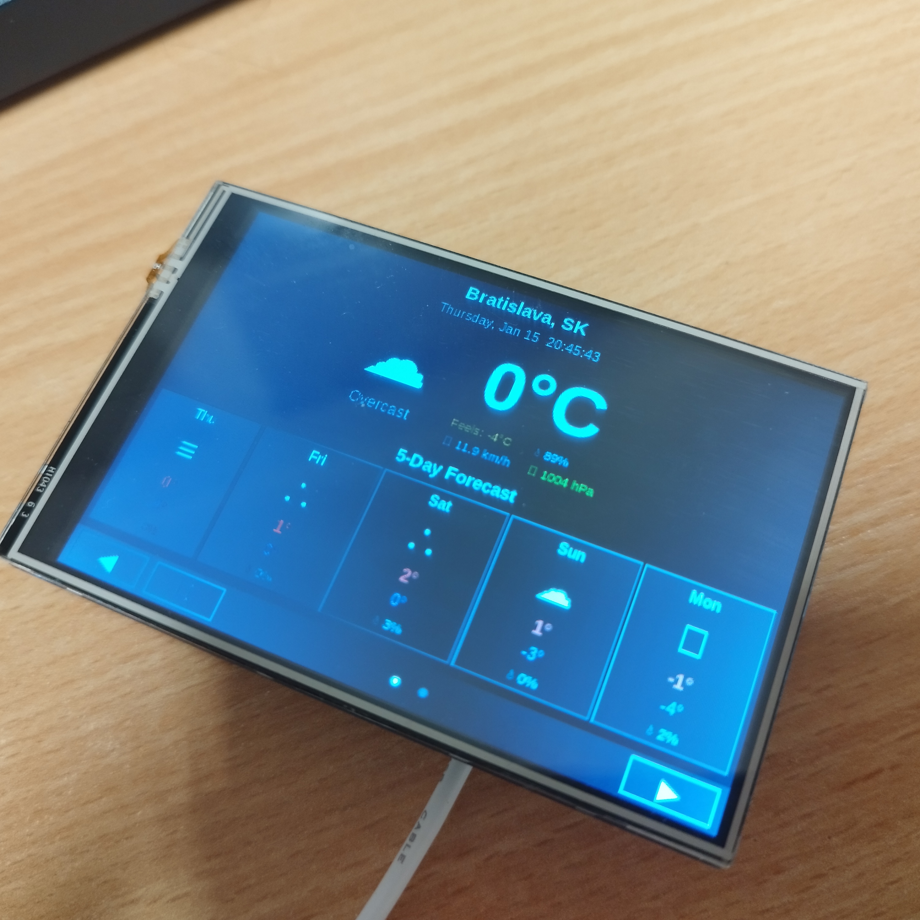 Weather Station Display